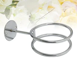 Hair Dryer Supporter Wall-mounted Hair Dryer Rack Drier Storage Rack Multi-purpose Hair Dryer Stand for Home Bathroom