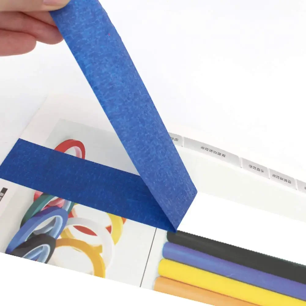 15M Colored Masking Tape Painting Painters Tape for Artist Decorators Indoor Decorating Crafts Spraying Adhesive Paint Tape