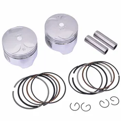 64mm 64.25mm 64.5mm 400cc Motorcycle Engine Piston Ring Kit STD +25 +50 +0.25 +0.5  For Honda KWO Steed 400 BROS 400 Steed400