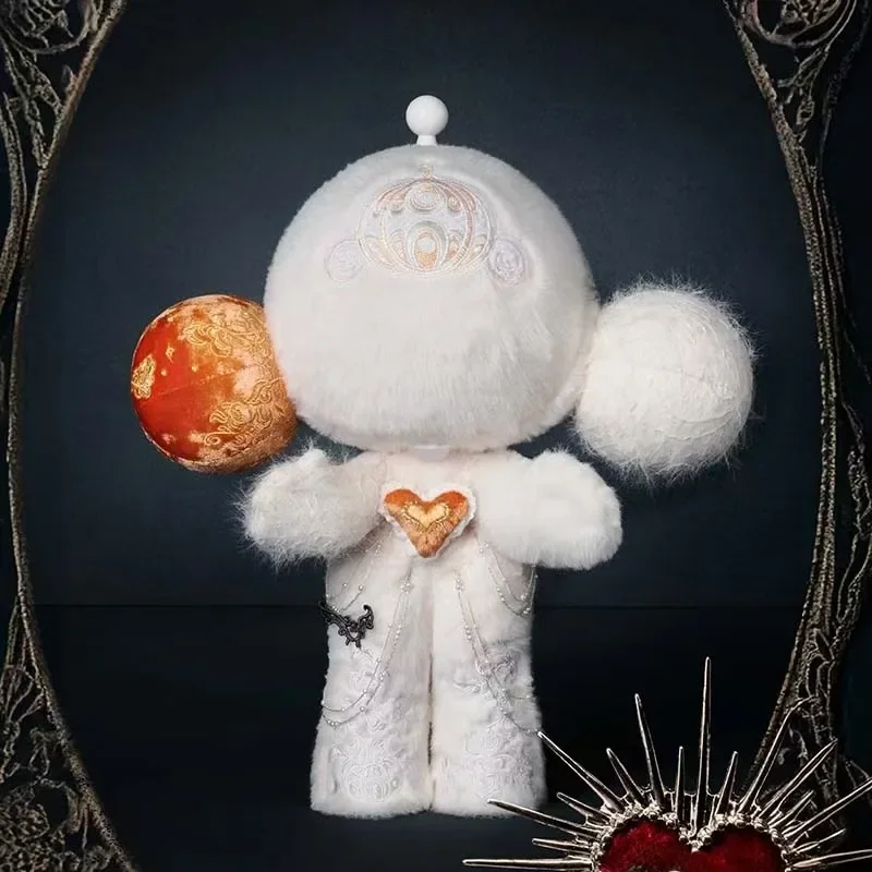 

PopMart MEGA A SKULLPANDA 400% White Moon Plush Toy It Can Be Decorated with Handcrafted Figurines Collection Surprised Gifts
