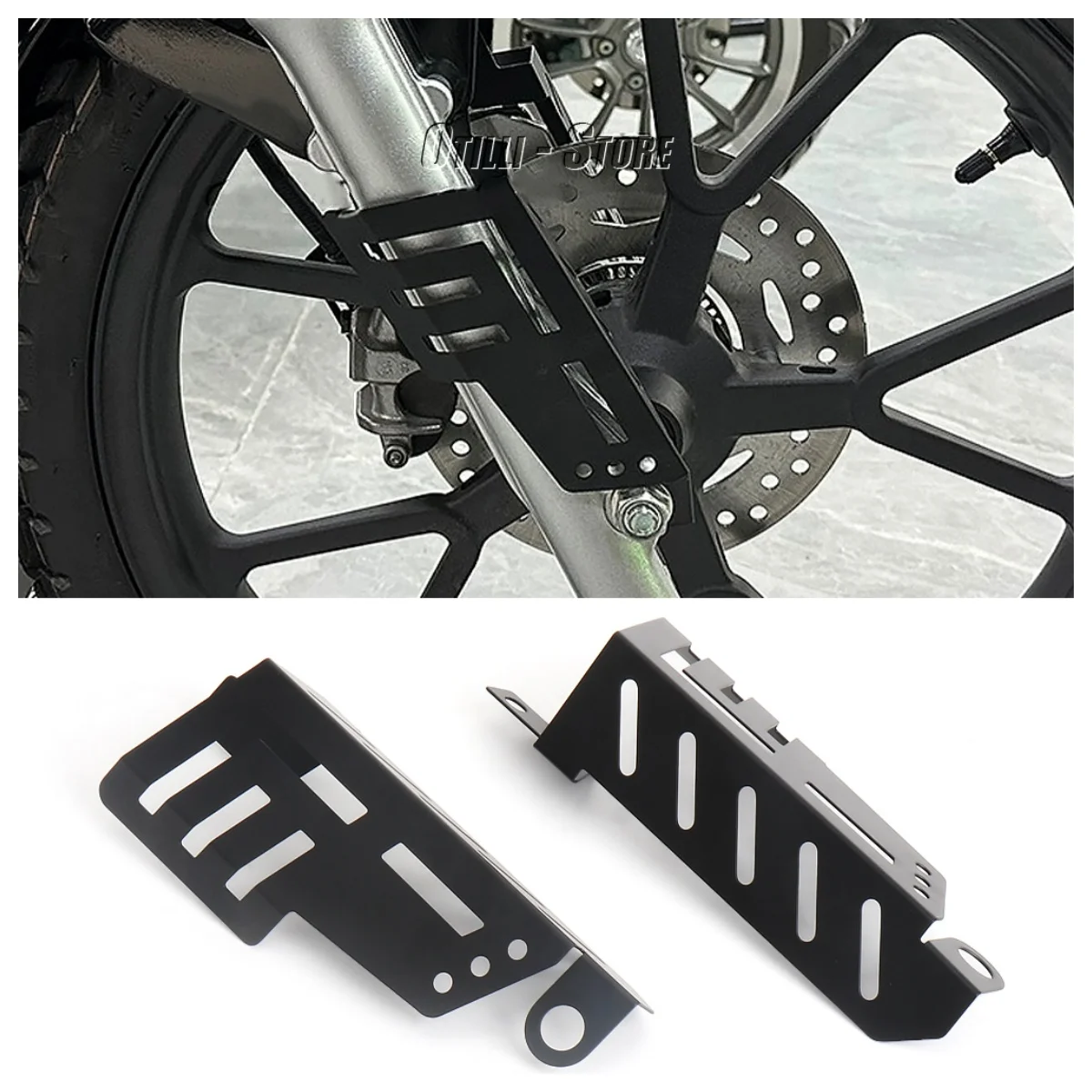 

Аксессуары для мотоциклов, защита передней вилки, защита от падения, слайдер для Honda Cross Cub CC110 2023 2024, защита от ударов