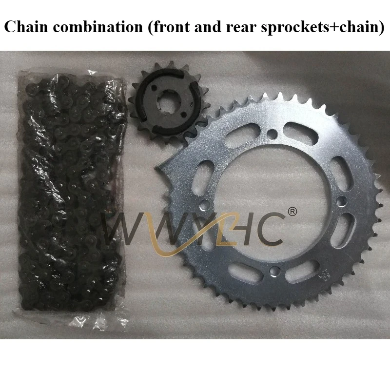 

Подходит для Lifan LF250-E/LF250-H/V16 V16S Комбинация цепи Передняя и задняя цепная пластина Звездочка Xiaofei Большая цепь