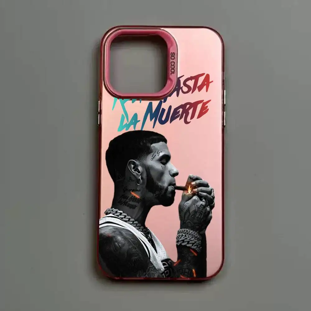 เคสโทรศัพท์ Anuel AA แร็ปเปอร์ สำหรับ iPhone 17 16 15 14 13 12 11 Pro MAX แบบด้าน กันกระแทก ป้องกันการตก