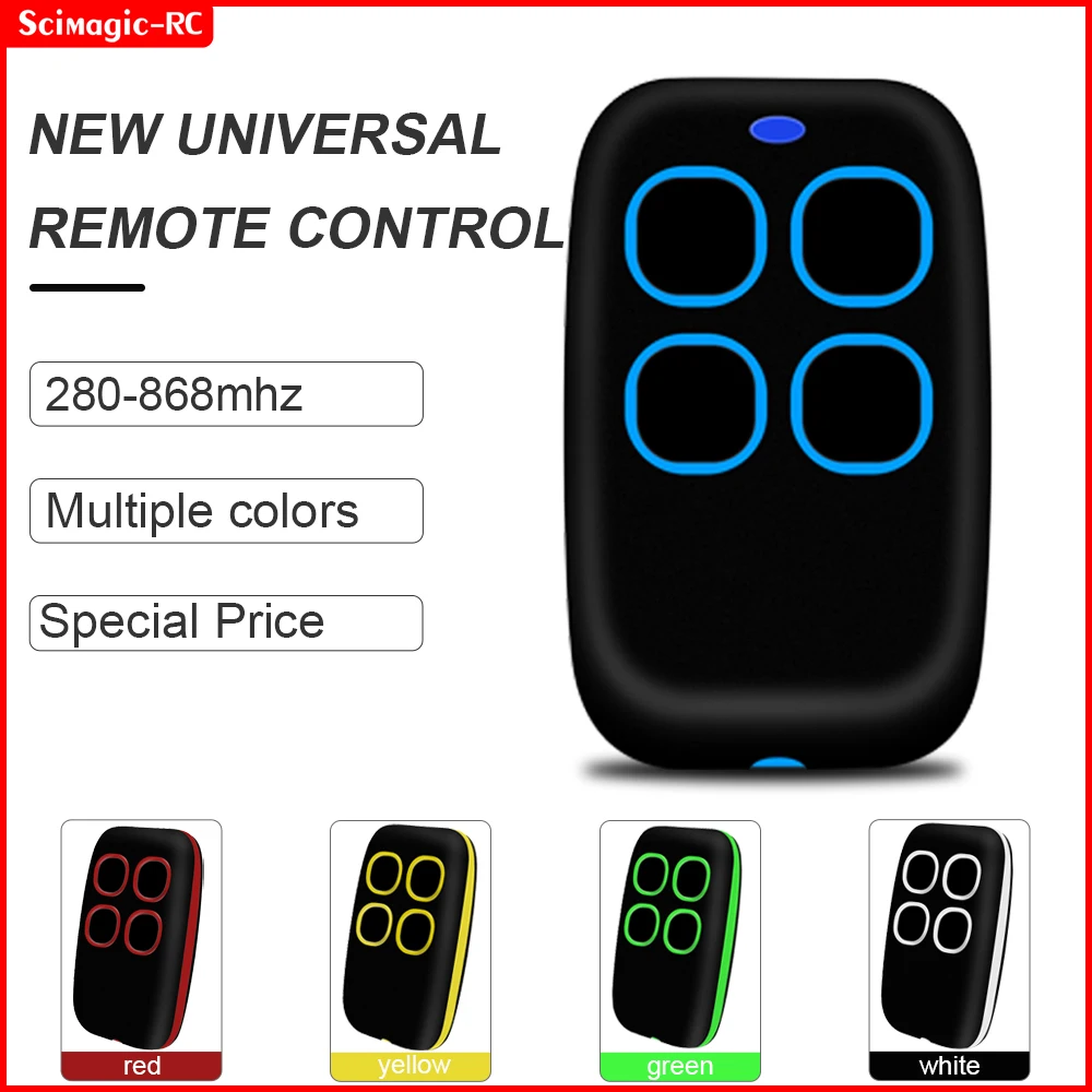 

Garage door remote control duplicator Universal Multi-Frequency 287MHz-868MHz Clone Rolling Fixed code Transmitter Opener