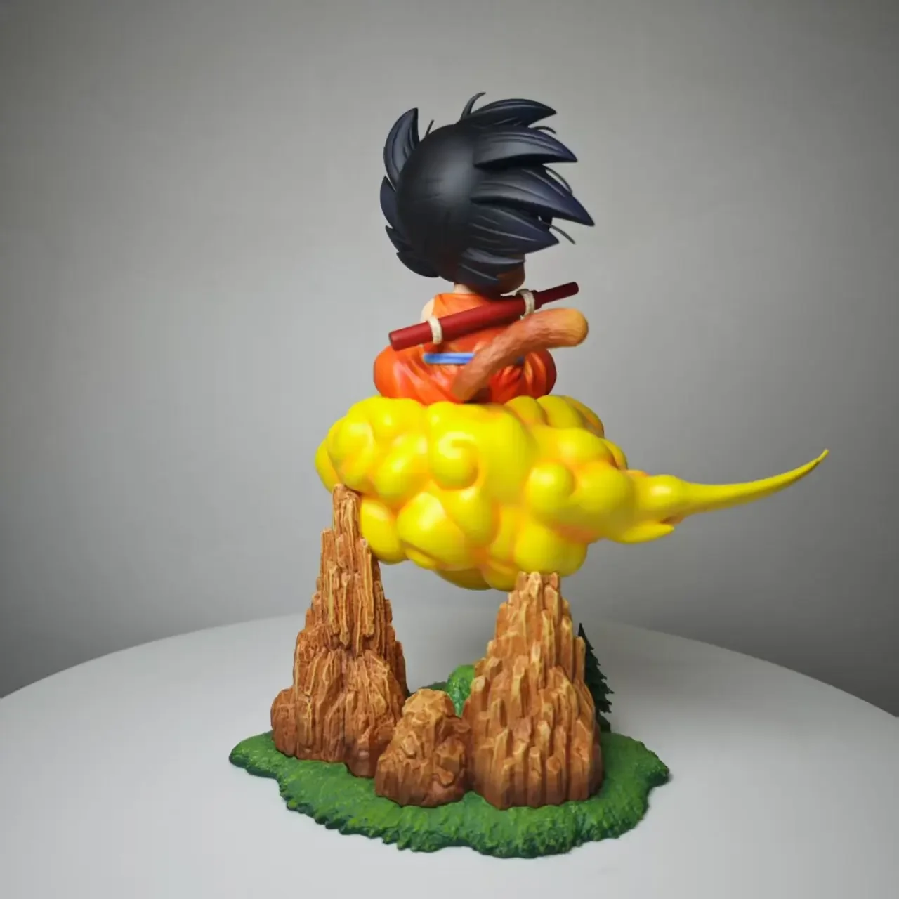 21cm/8.27 polegada quente dragon ball kintoun goku figura criança goku pvc figuras de ação coleção modelo brinquedos meninos presentes natal