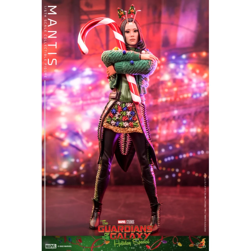 HotToys-Mantis Guardians of the Galaxy Natal Figura De Ação Especial, Modelo De Animação, Coleção De Presente De Brinquedo, 1:6, TMS094, Em Stock