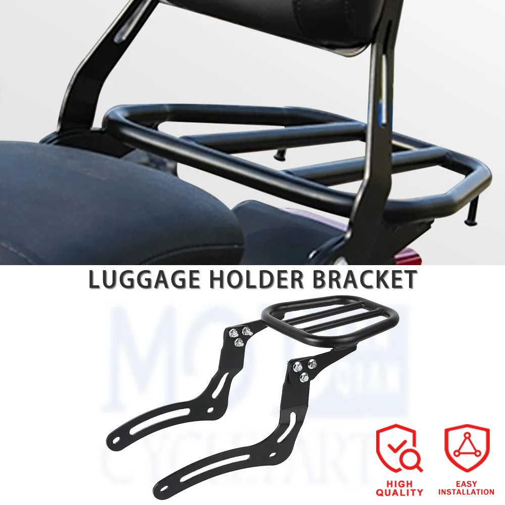 

FOR HONDA REBEL CMX300 CMX500 2017 2018 2019 2020 2021 2022 2023 2024 Steel Cargo Shelf Rear Rack Luggage Holder Bracket