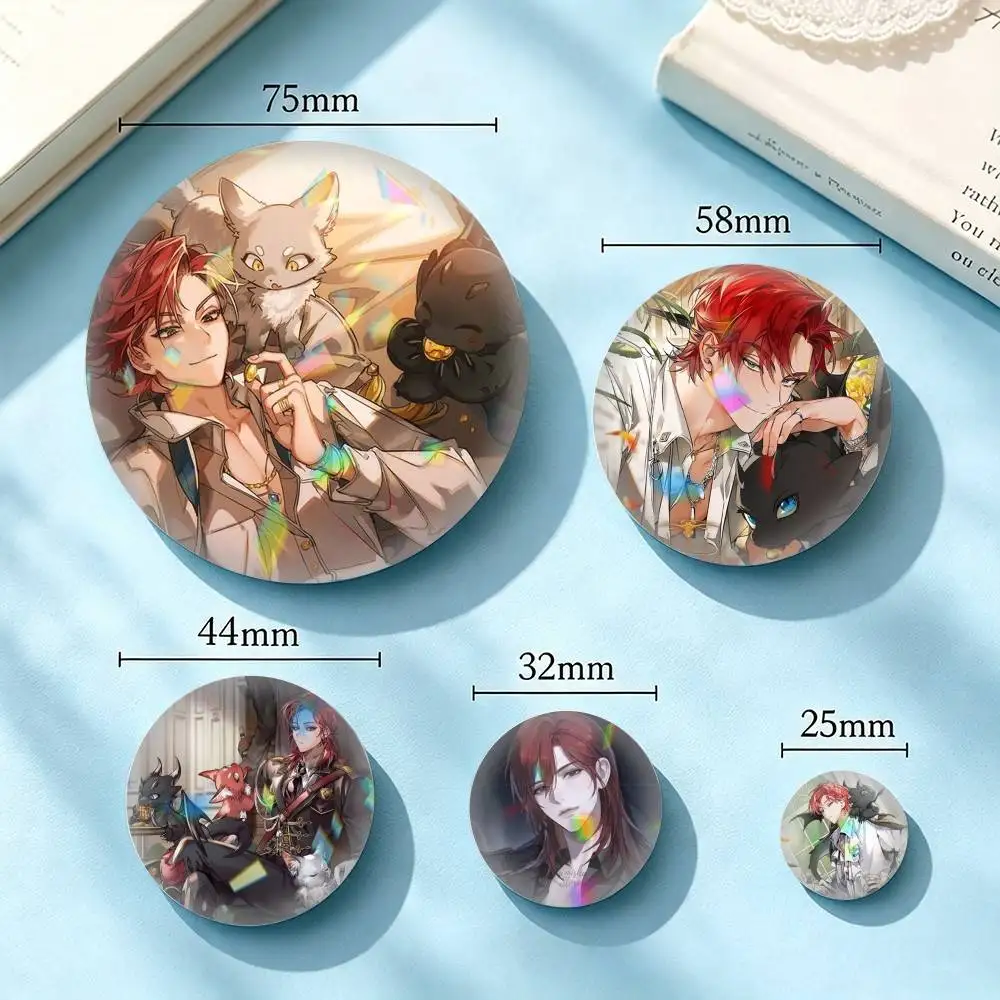 Lout of Count-S F-Family 25 32 44 58 75mm Badges Personalized Round Brooches Pins Accessory Gift