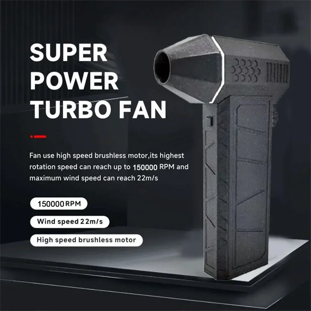 

1pcs Jet Blower 150000RPM High-speed Turbofan Brushless Motor Electric Jet Fan Super Jet Fan Dust Blower Violent Turbo Fan