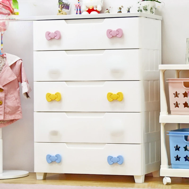 

Alice Children's Drawer Storage Cabinet Alice Baby Multi-layer Plastic Chest Baby Wardrobe Locker