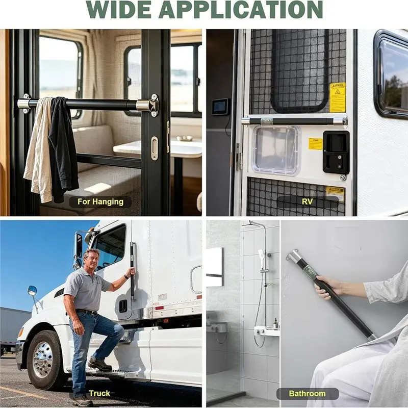 Adjustable RV Screen Door Handle Grab Bar, 21.7