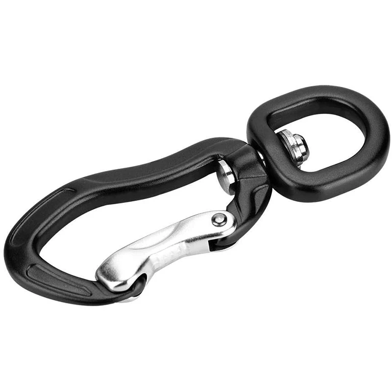 360° Swivel Rotating Carabiner Clip,Multifunctional Aluminium Alloy Carabiner D Buckle for Outdoor Camping Hiking