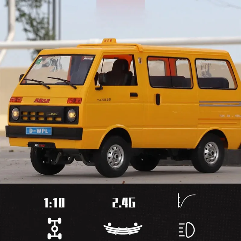 

1/10 Wpl D42 Rc Car 2.4g Simulation Van Drift Truck Led Remote Control Vehicle Off-road Tj110 Rc Car For Boys Kids Gifts Toy
