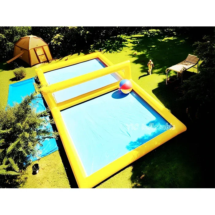 2026 Hot Sale Portable Inflatable Volleyball Court Airtight Water Sports Field Ball Pitch for Kids and Adults