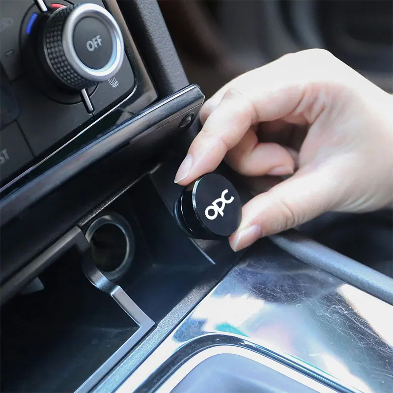 Universal Car Cigarette Lighter Cap Aluminium Alloy Anti Dust Cover For Opel OPC Astra G H J F K Insignia Vectra Zafira Antara