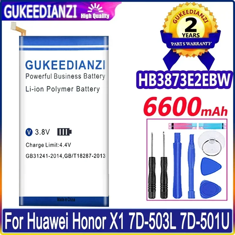 

Tablet Battery HB3873E2EBC 6700mAh For Huawei Mediapad X1 X2 7.0" 7D-501U 7D-501L 7D-503L 7D-503LT Gem-701L Gem-702L 703L