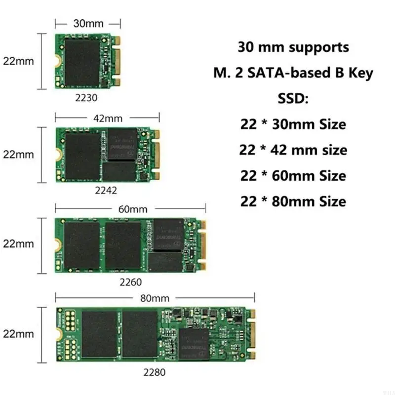 W91A M.2NGFF SSDS до USB3.0 Адаптер для быстрой передачи данных 5 Гбит / с и простого использования