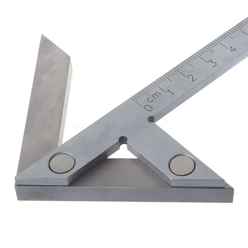 

Multi-functional Center Gauge High Engrave Centering Square Gaging Protractor Ruler Center Finder