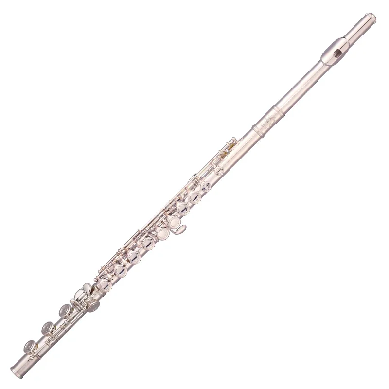 

KUNO KFL-902 C Flute 17 Keys Closed Hole Silver Plated White Copper