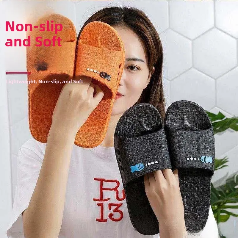 

Breathable Hollow out Latex Slippers Unisex Summer New Style Rubber Home Slippers Anti Odor Comfortable Couples Slippers