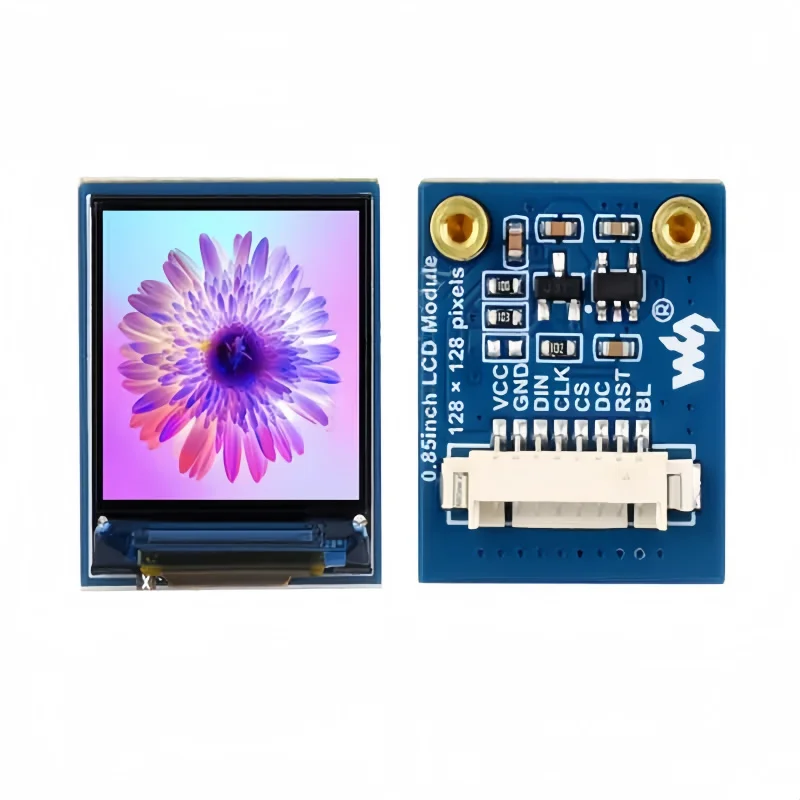 0.85 Inch LCD Display Module IPS Panel 128 * 128 Resolution 65K Color With SPI Interface, Suitable For Arduino Raspberry Pi