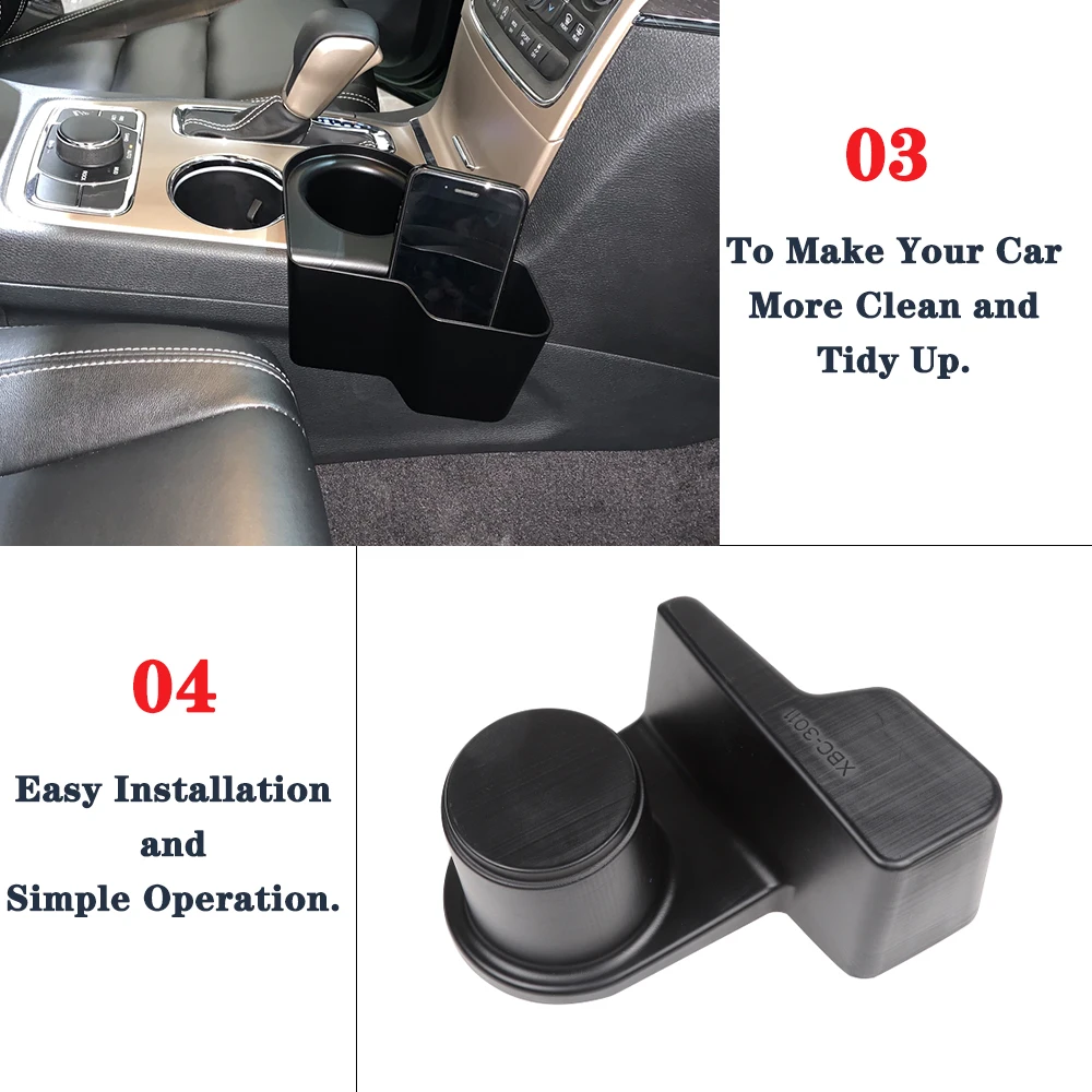 Gear Shift Storage Box Organizer Phone Holder Coin Tray Car for Jeep Grand Cherokee 2011-2018 2019 2020 Interior Accessories