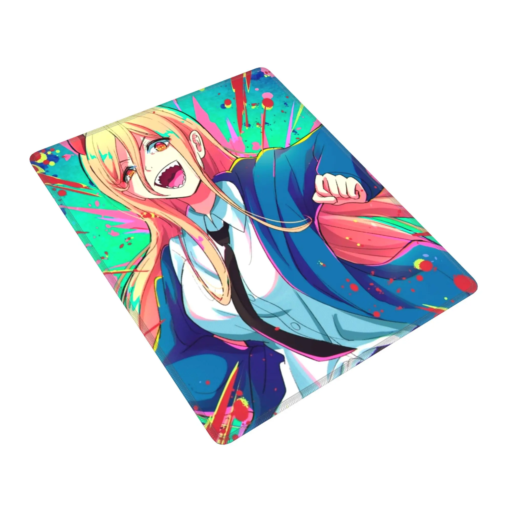 Power Chainsaw Man Devil Game Mouse Pad Teclado Mouse Mat Impressão Mousepad para computador