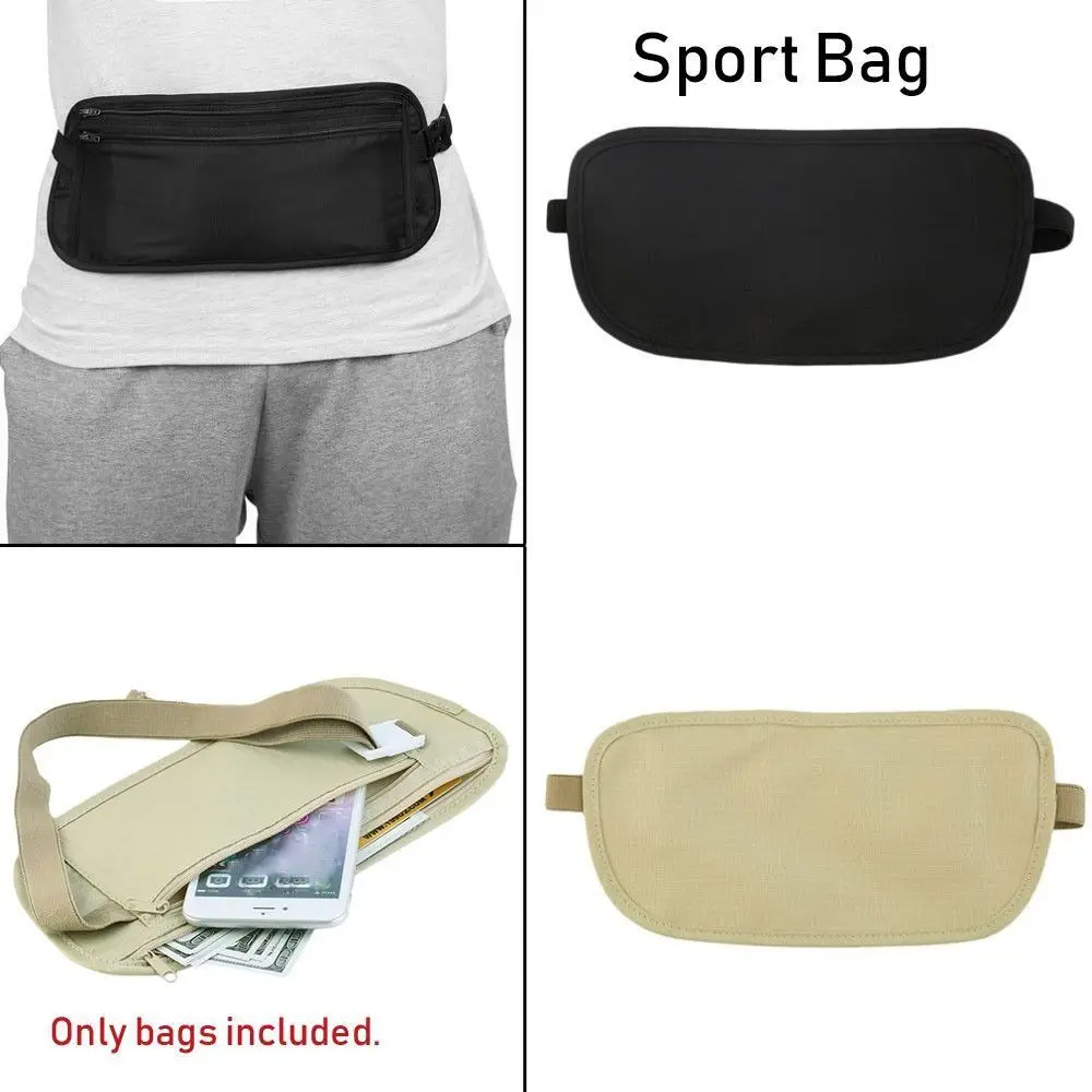 Cloth Waist Bags Travel Pouch  Wallet Passport Money Waist Belt Bag Slim Secret Security Useful Travel Bags Chest Packs