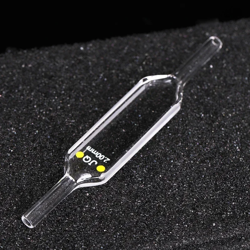 1PC 2mm Path Length Quartz Flow Through Cuvette Cell 700ul Volume UV Spectrophotometer Flow Colorimetric Cell