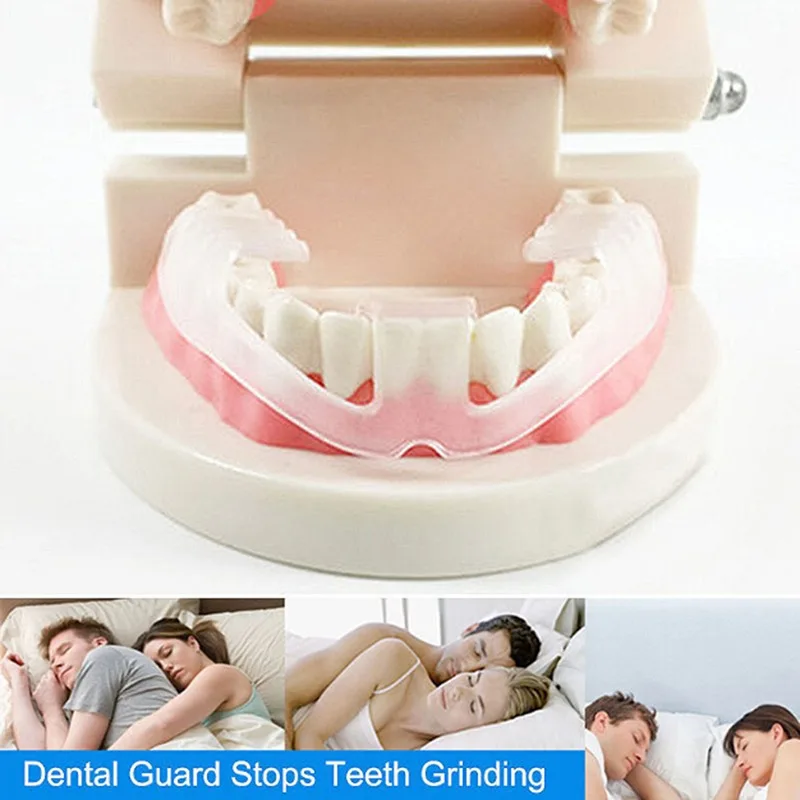 1/2/5PCS Bruxism Mouth Guard Sleep Mouthguard Splint Clenching Dental Braces Alignment Trainer Sleep Aid Teeth Protector Tools