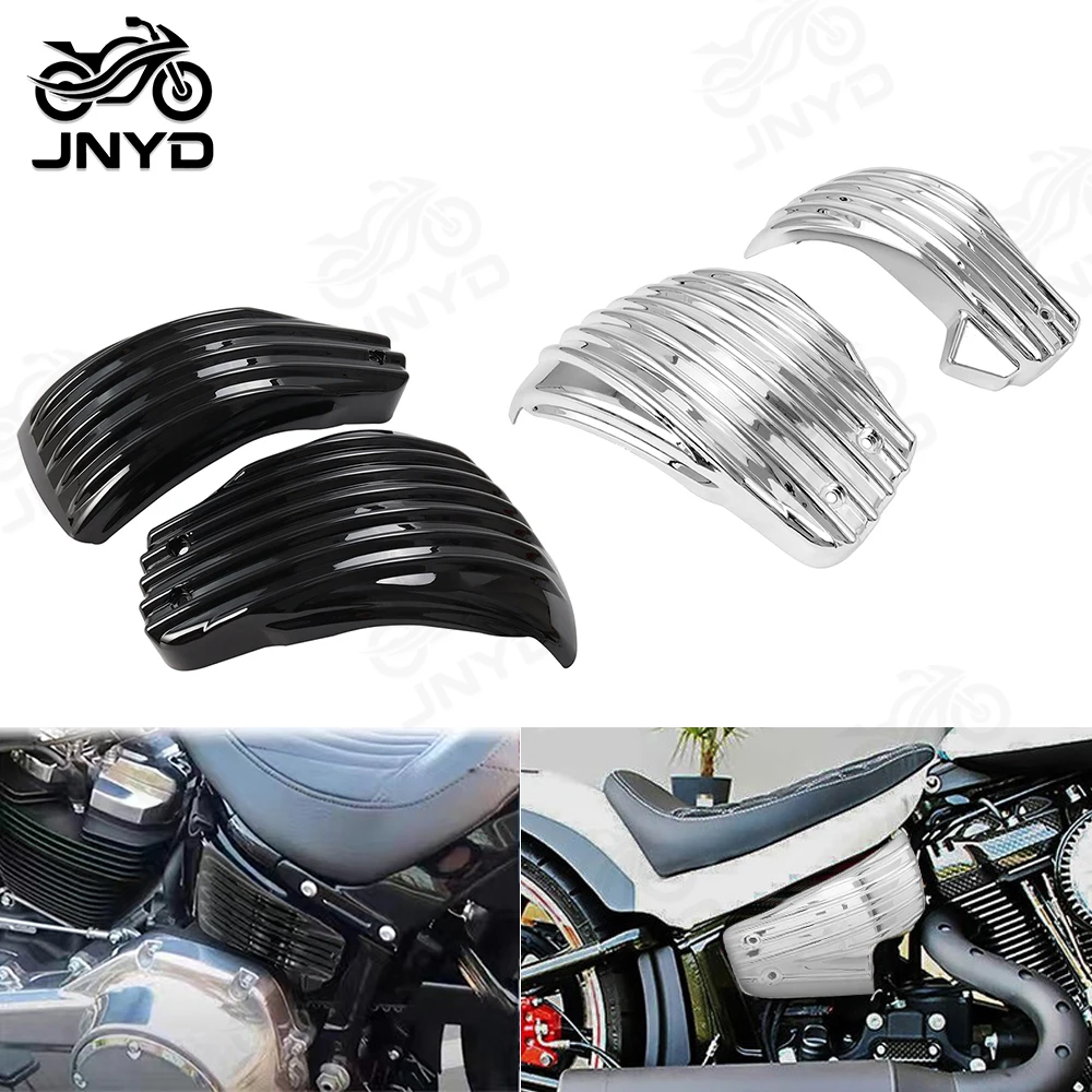 jnyd-ハーレー-m8-ソフテイル-fxbr-s-ファットボーイ-ボブ-ブレイクアウト-2018-2022用-バイク左右バッテリーフェアリングカバー