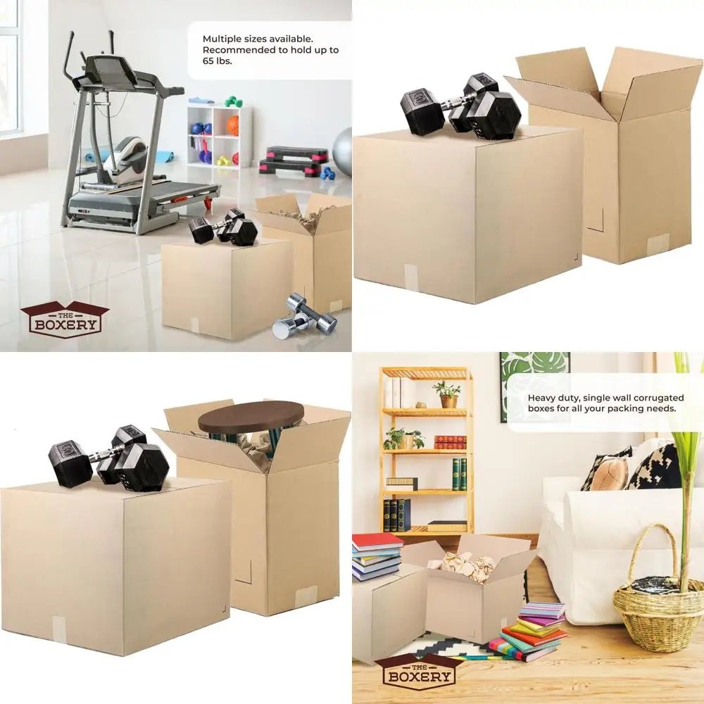 

Набор из 25 коробок 20x16x14 из высокопрочного гофрированного картона ECT44 коричневого цвета для транспортировки, упаковки, переезда, хранения и переработки.