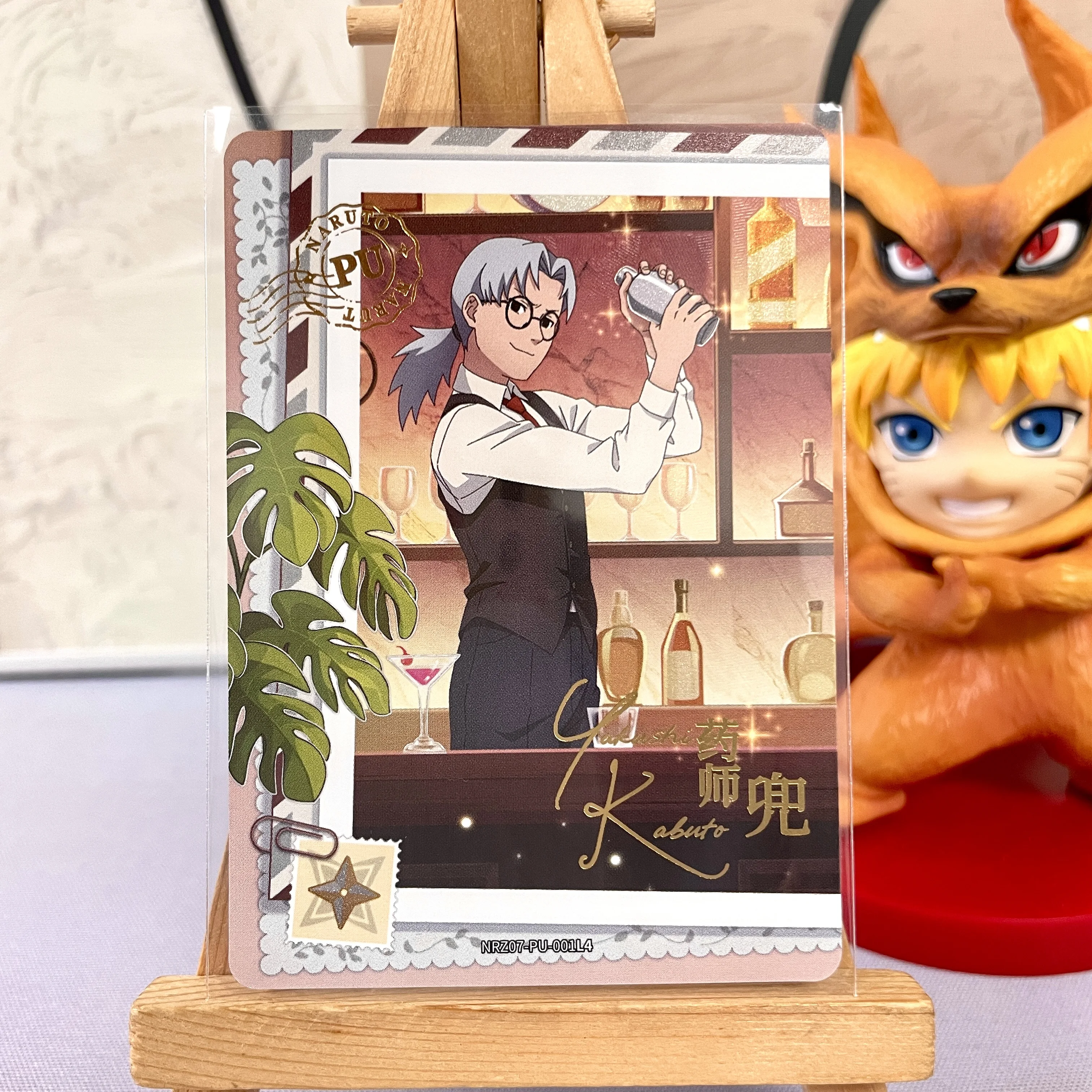 KAYOU بطاقة الأصلي ناروتو PU 01-08 سلسلة جديدة T4W7 أنيمي بطاقة ساكورا اوتشيها جمع بطاقة عيد ميلاد الاطفال لعبة لعبة هدية