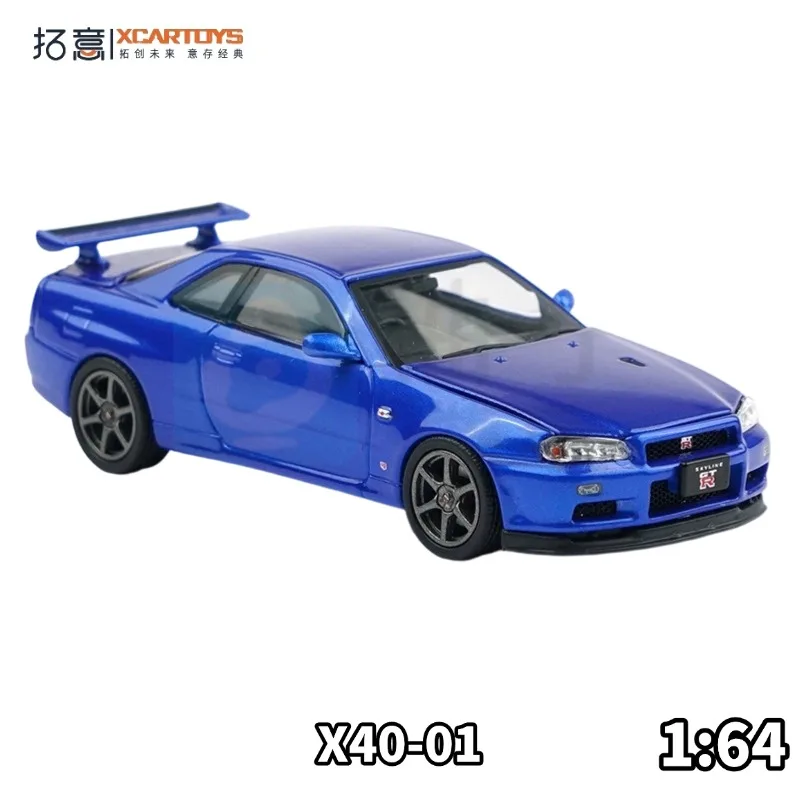 xcartoys-1-64-nissan-skyline-x40-01-cast-alloy-static-car-model-boys'-toy-collection-decoration-item