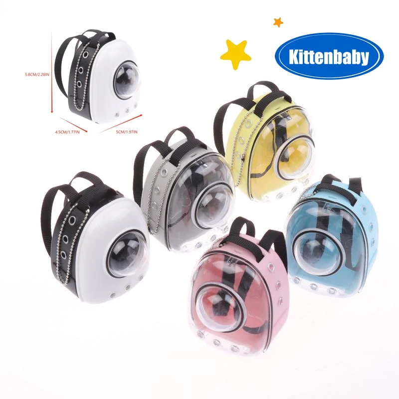 

Mini Doll Backpack Dollhouse Pet Cat Bag Model Dolls House Scene Decoration Micro Landscape Ornament Pretend Play Toys