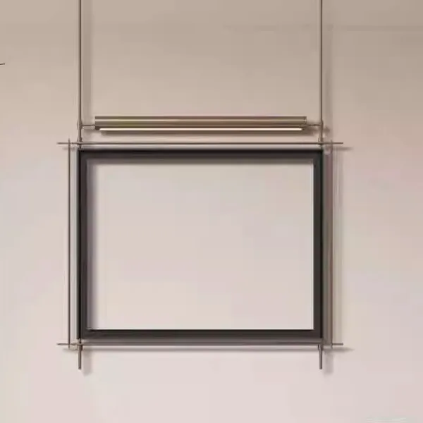 

Ancient nostalgic style, wall lamps, decorative paintings, metal poles, pendants, new Chinese style