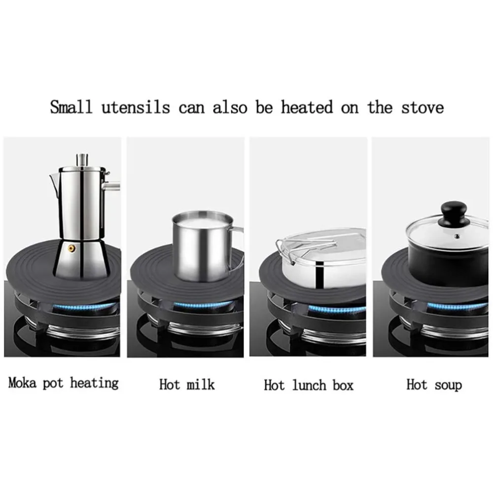 Portable 9.45in Heat Conduction Plate Cast Iron 4mm Thickness Heat Diffuser Plate Induction Adapter Plate For Gas Stove
