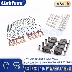 STD Engine Parts Cylinder Head Piston Kit & Bearing Set Fit 4.8 L T M48 MCX MCW Gas 07-16 For CAYENNE 92A GTS 9PA PANAMERA 970
