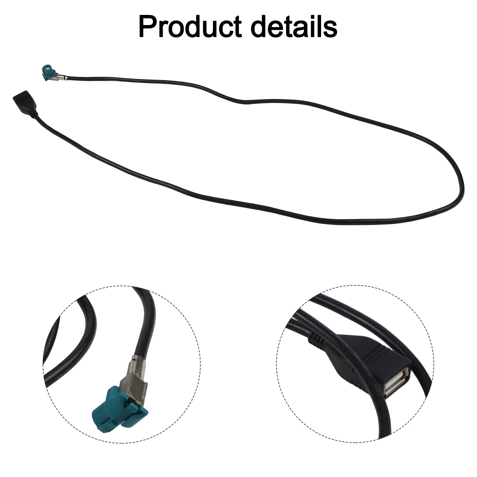 100CM 4 Pin Wire Harness 100CM Line Length For Radio Installation Non-deformed Design Practical And Reliable For BMW