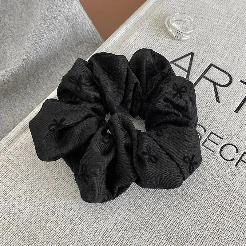 

Korean Style Hair Ties, School Style Hair Accessories, Yiwu Wholesale, Elegant Lace Scrunchies, Hair Ties, Fabric Hair Flowers