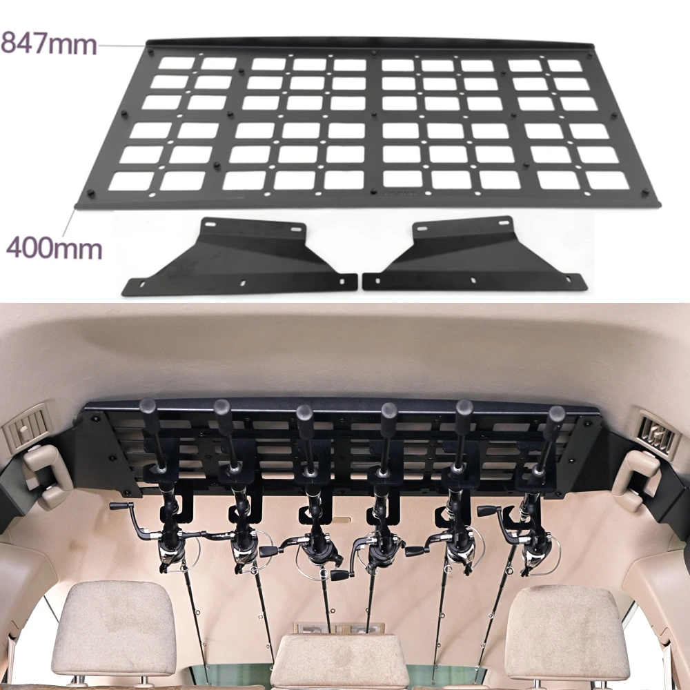 CGZ Rear Roof Ceiling Molle Panel Trunk Organizer Shelf Fit for Toyota Land Cruiser J300 LC300 2022 2023 2024 2025
