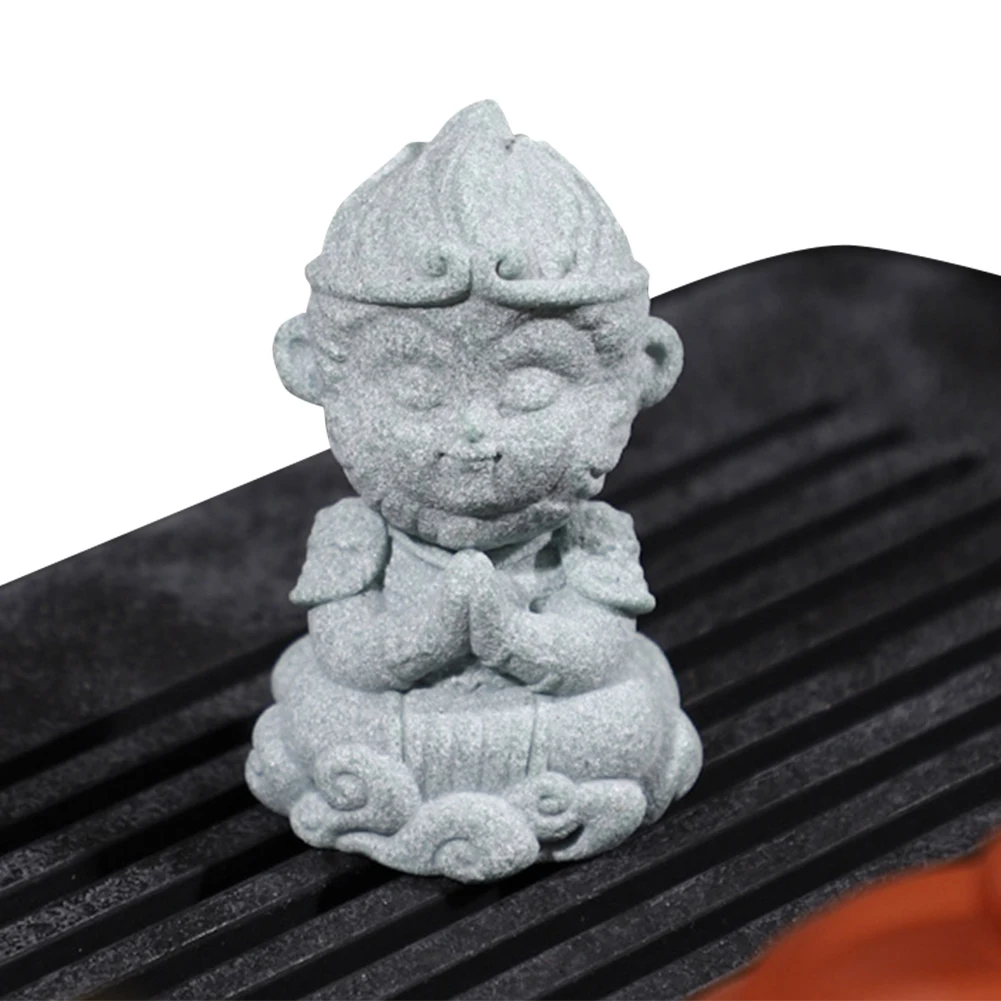 Small Monkey King Model Resin Table Sun-Wukong Decoration Monkeys King Statue Chinese Myth Wukong Decor for Home Zen Decor