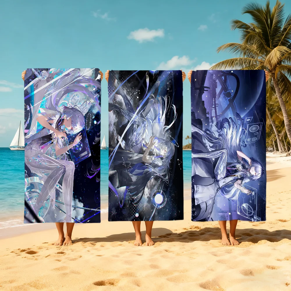 W-Wuthering GAME W-Waves-S Towel Beach Quick Dry Soft Pool Towels Gift for Travel Gym Shower Camping sports