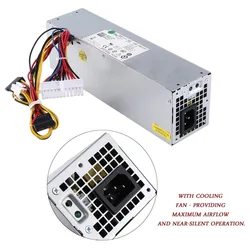 240W Portable Desktop Power Supply Car Unit PSU for Dell Optiplex H240ES-00 H240AS-00 AC240ES-00 AC240AS-00 with Cooling Fan