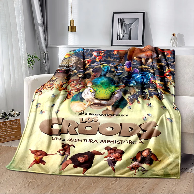 29 Style The Croods Cartoon Gift Soft Plush Blanket,Flannel Throw Blanket for Living Room Bedroom Sofa Kids Cover Picnic