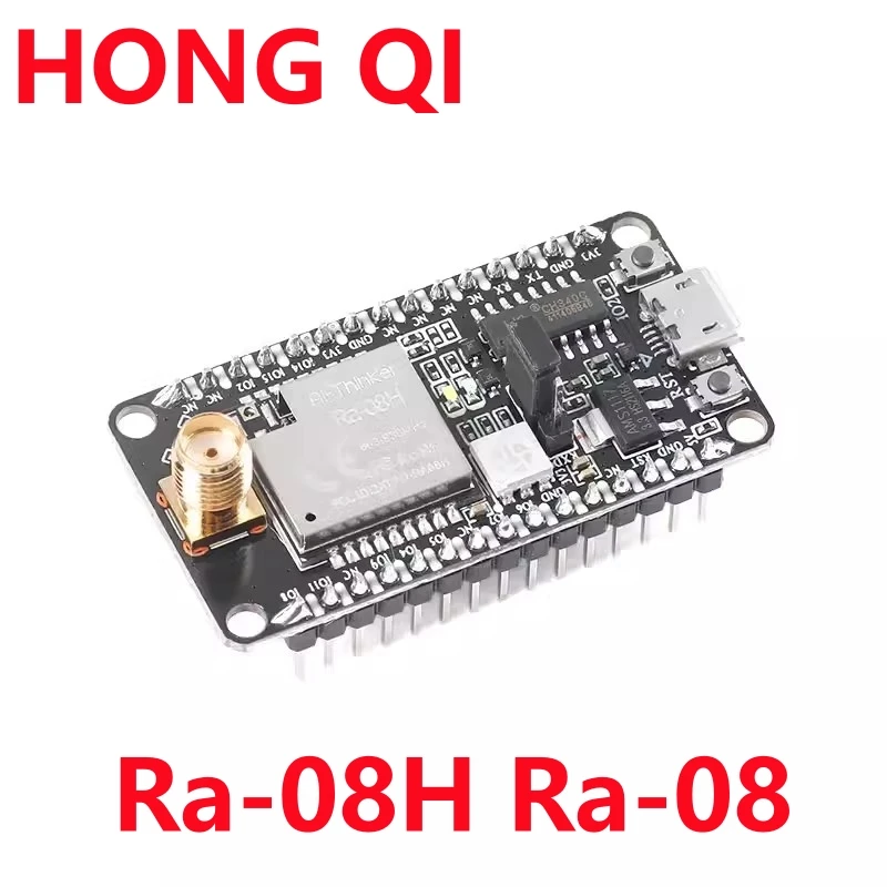 Ra-08 Ra-08H LoRaWAN RF Module Development Board 410-525MHz 803-930MHz ASR6601 Chip with MCU/SMA Interface External Antenna