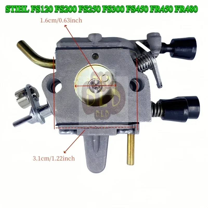 

Carburetor For STIHL FS120 FS200 FS250 FS300 FS450 FR450 FR480 OEM 4134 120 0653 FS350 FS480 String Trimmer Engine