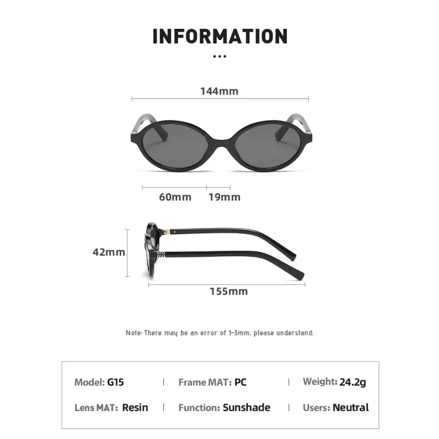 Trendy Small Retro Oval Women Sunglasses Vintage Round Steampunk Women's Sunglasses Shades Fashion Ladies Shades Oculos UV400 image 4