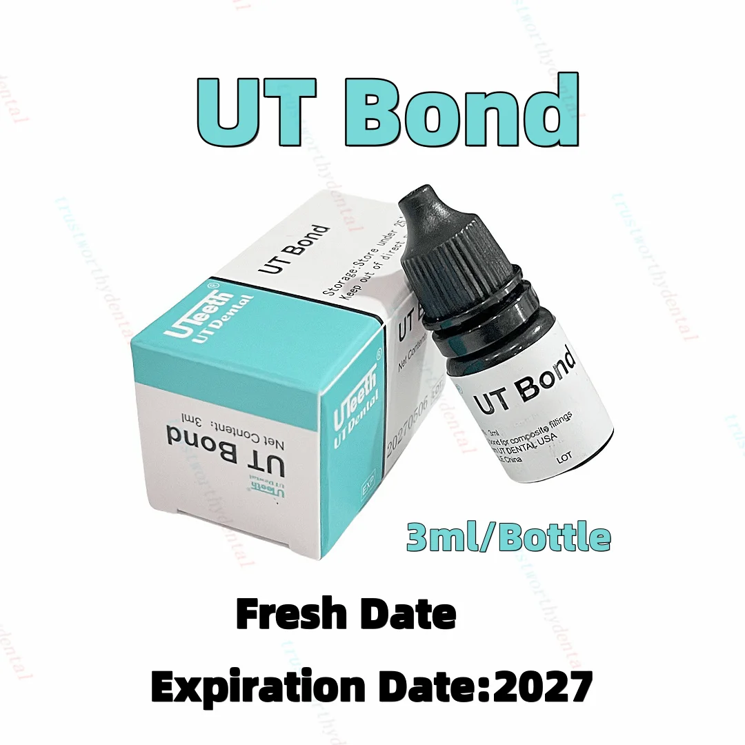 

UT Bond Dental Bond Glue Light Cure Adhesive for Composite Resin Bonding Agent Enamel 3ML Cost Strong and Durable Dental Repairs