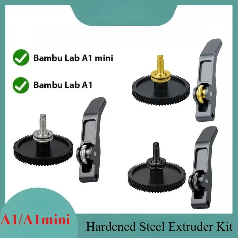 For Bambu Lab A1/ A1 Mini Upgrade Extruder Gear Assembly for Bambu Lab A1 Series 3D Printer